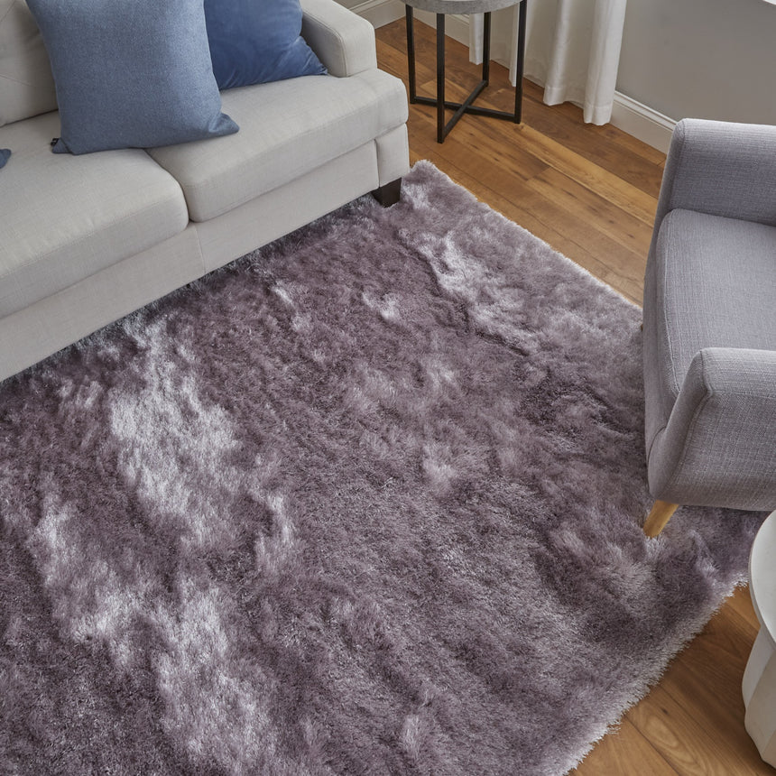 Feizy Indochine Modern Solid - Purple Area Rug