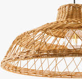 Bailleval Dark Brown Rattan Pendant