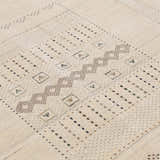 Beige Gabbeh Design Hand Loomed Wool Area Rug