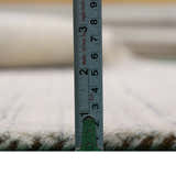 Contemporary Ivory Design Hand Loomed Wool Rug