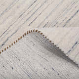 Contemporary Ivory Design Hand Loomed Wool Rug