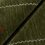 Green Modern Design Hand Loomed Wool Area Rug