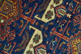 Ready to Ship Hand knotted 4x8 Traditional Antique Style Rust and Blue Area Rug