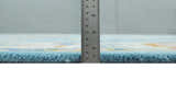 Ready to Ship Hand Tufted Blue and Ivory Modern Colorful Oushak Rug, Kids, Living Room Rug