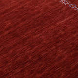 Red Tribal Border Design Hand Loomed Wool Area Rug