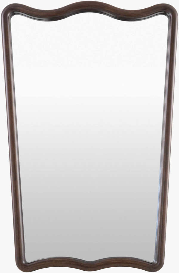Honee Dark Red Wood Mirror