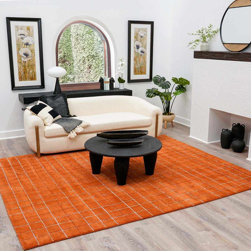 Toshi Rust Area Rug