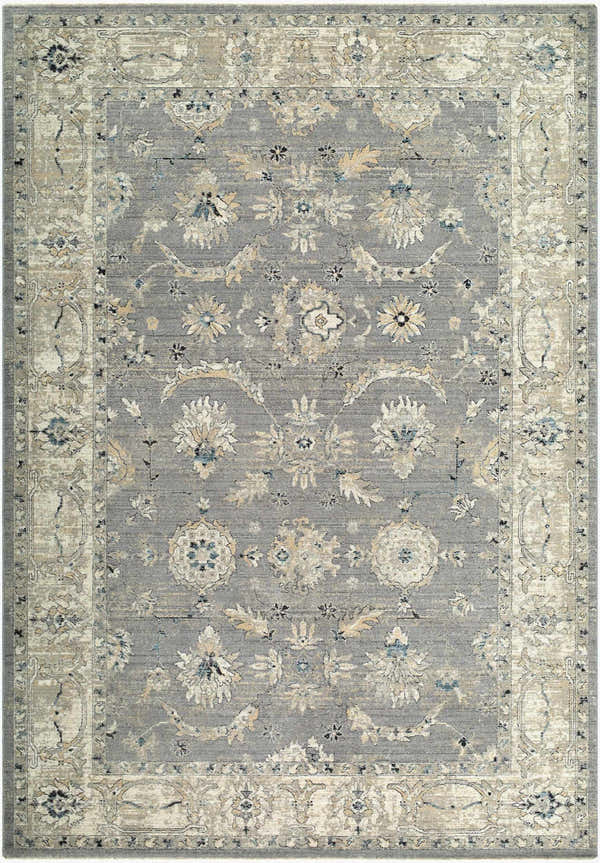 Sample Noci Ivory Persian Machine Woven Polyester Area Rug