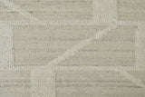 Feizy Ashby Transitional Geometric - Tan/Ivory Area Rug