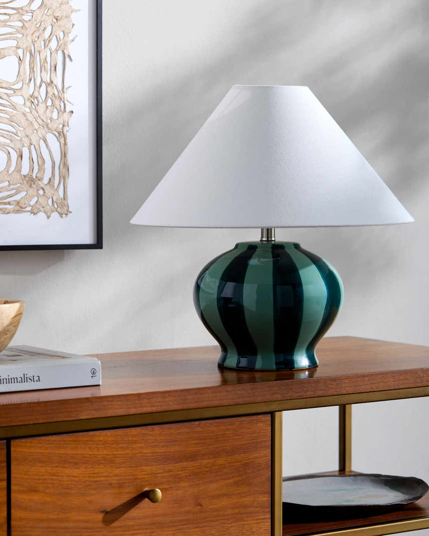 Montereale Green Table Lamp