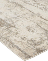 Feizy Parker Transitional Abstract - Ivory/Brown Area Rug