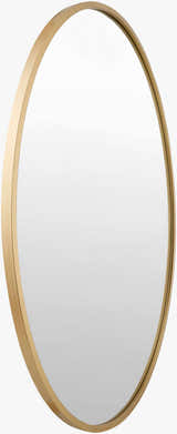Guindarohan Gold Frame Round Mirror