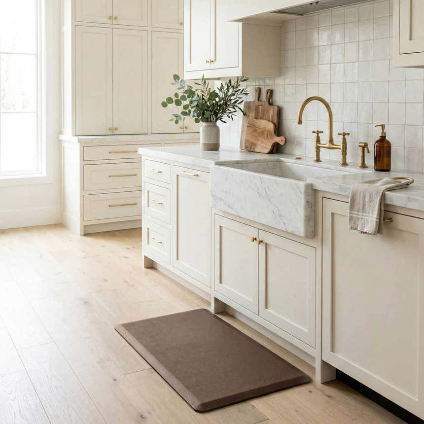 Anti-Fatigue Kitchen Mat, Brown