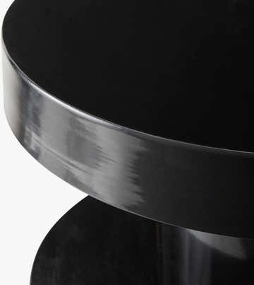 Rich Charcoal Modern End Table for sofa or lounge seating