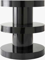 Rich Charcoal Modern End Table for sofa or lounge seating