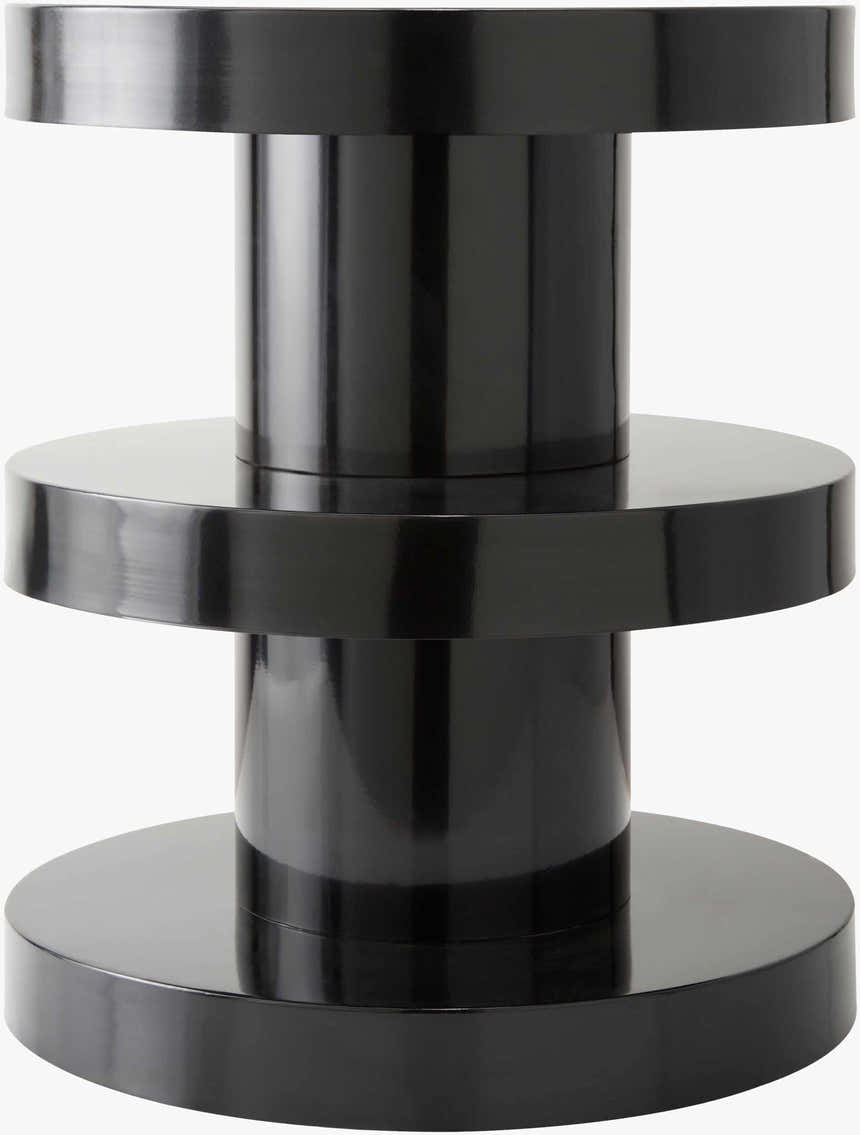Rich Charcoal Modern End Table for sofa or lounge seating