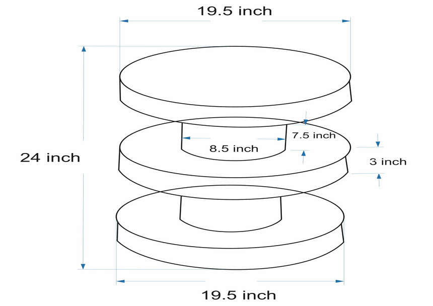 Rich Charcoal Modern End Table for sofa or lounge seating
