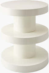 Beige Modern End Table for sofa or lounge seating