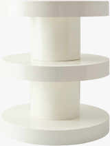 Beige Modern End Table for sofa or lounge seating