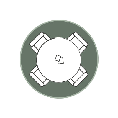 Round Rugs floor plan illustration