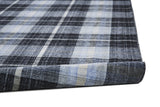 Feizy Crosby Transitional Plaid - Black/Blue/White Area Rug - Clearance