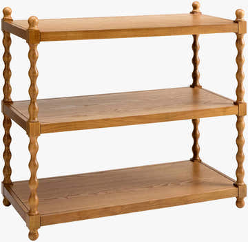 Orange Traditional Console Table for entryways or behind sofa styling