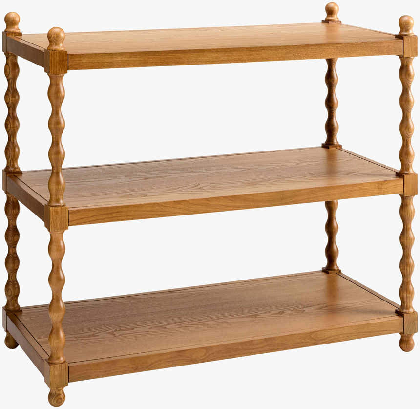 Orange Traditional Console Table for entryways or behind sofa styling