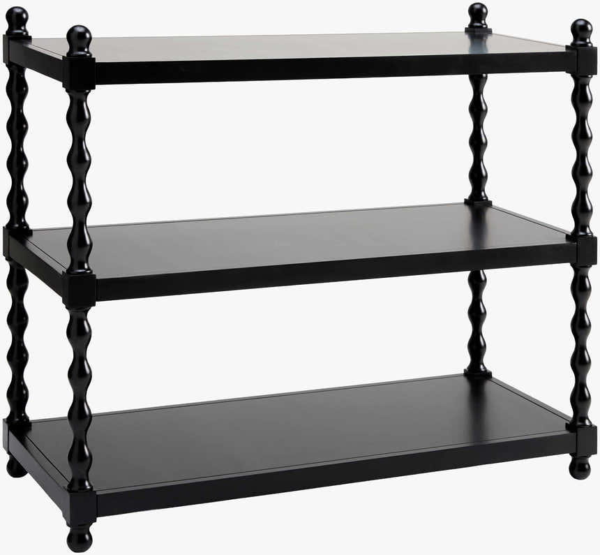 Charcoal Traditional Console Table for entryways or behind sofa styling