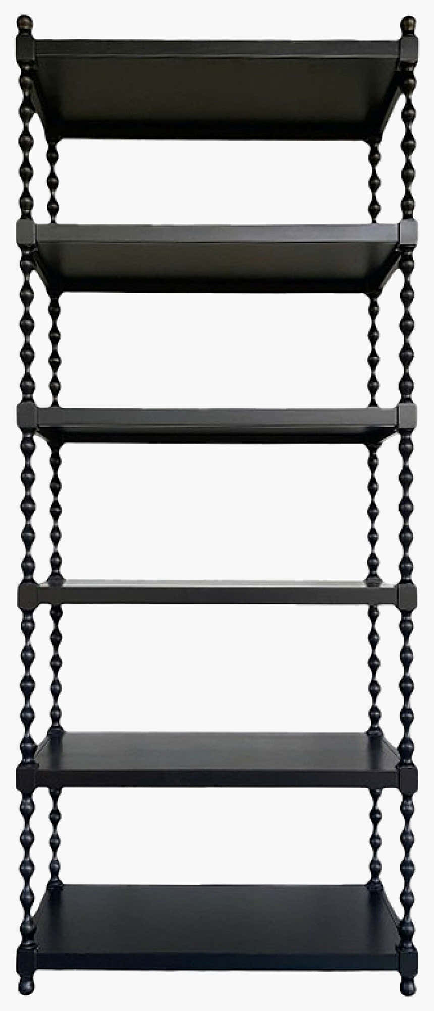 Charcoal Traditional Bookcase for books and decorative storage