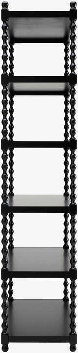 Charcoal Traditional Bookcase for books and decorative storage