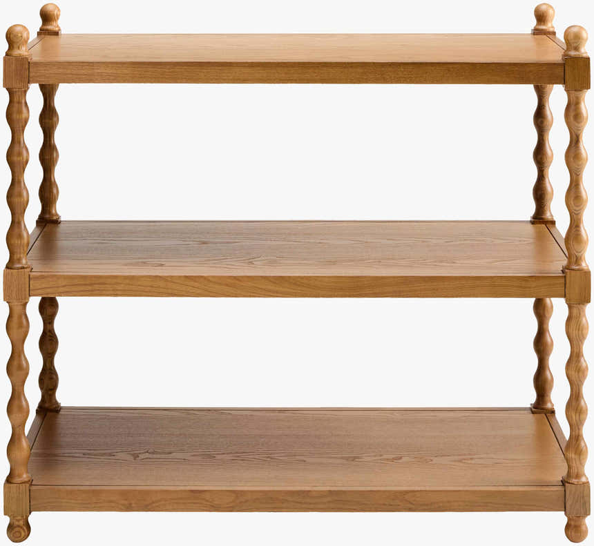 Orange Traditional Console Table for entryways or behind sofa styling