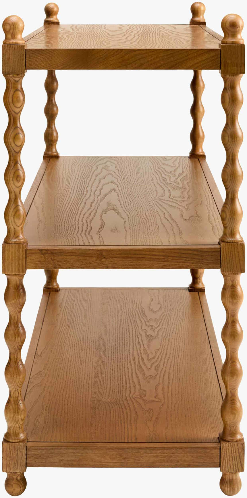 Orange Traditional Console Table for entryways or behind sofa styling