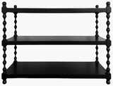 Charcoal Traditional Console Table for entryways or behind sofa styling