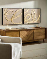 Tan Modern Framed Wall Art for modern gallery walls