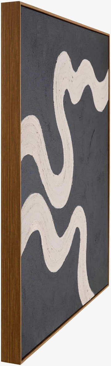 Rich Charcoal Modern Framed Wall Art for modern gallery walls