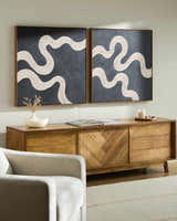 Rich Charcoal Modern Framed Wall Art for modern gallery walls