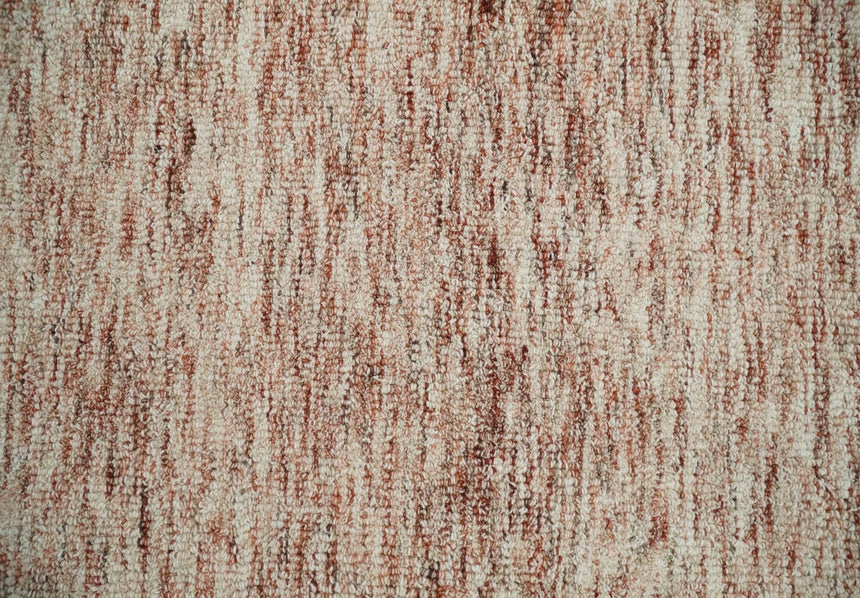Rust and Ivory Abstract Layering Multi Size Area Rug