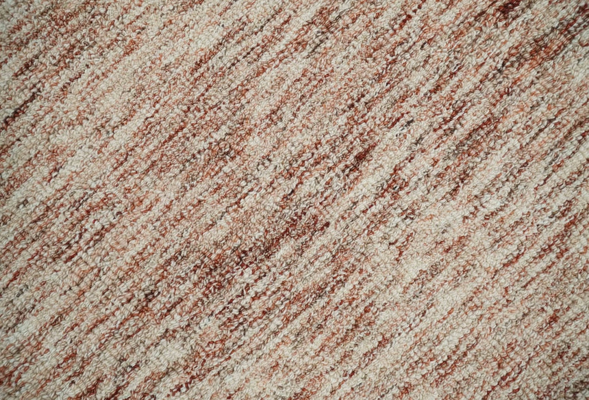 Rust and Ivory Abstract Layering Multi Size Area Rug