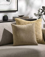 Reijo Tan Linen Look Accent Pillow - Clearance