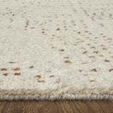 Feizy Truxel Modern Polka Dots - Tan/Brown Area Rug