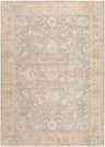Vintage Edit Rachel Zoe x LIVABLISS RZVE-2303 Area Rug with floral pattern in beige, cream, gray, and sage. Design-Rectangle-6796