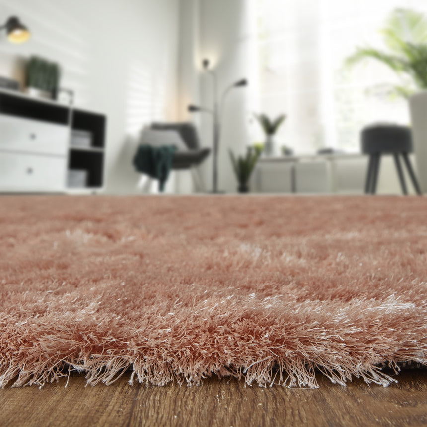 Feizy Indochine Modern Solid - Pink Area Rug
