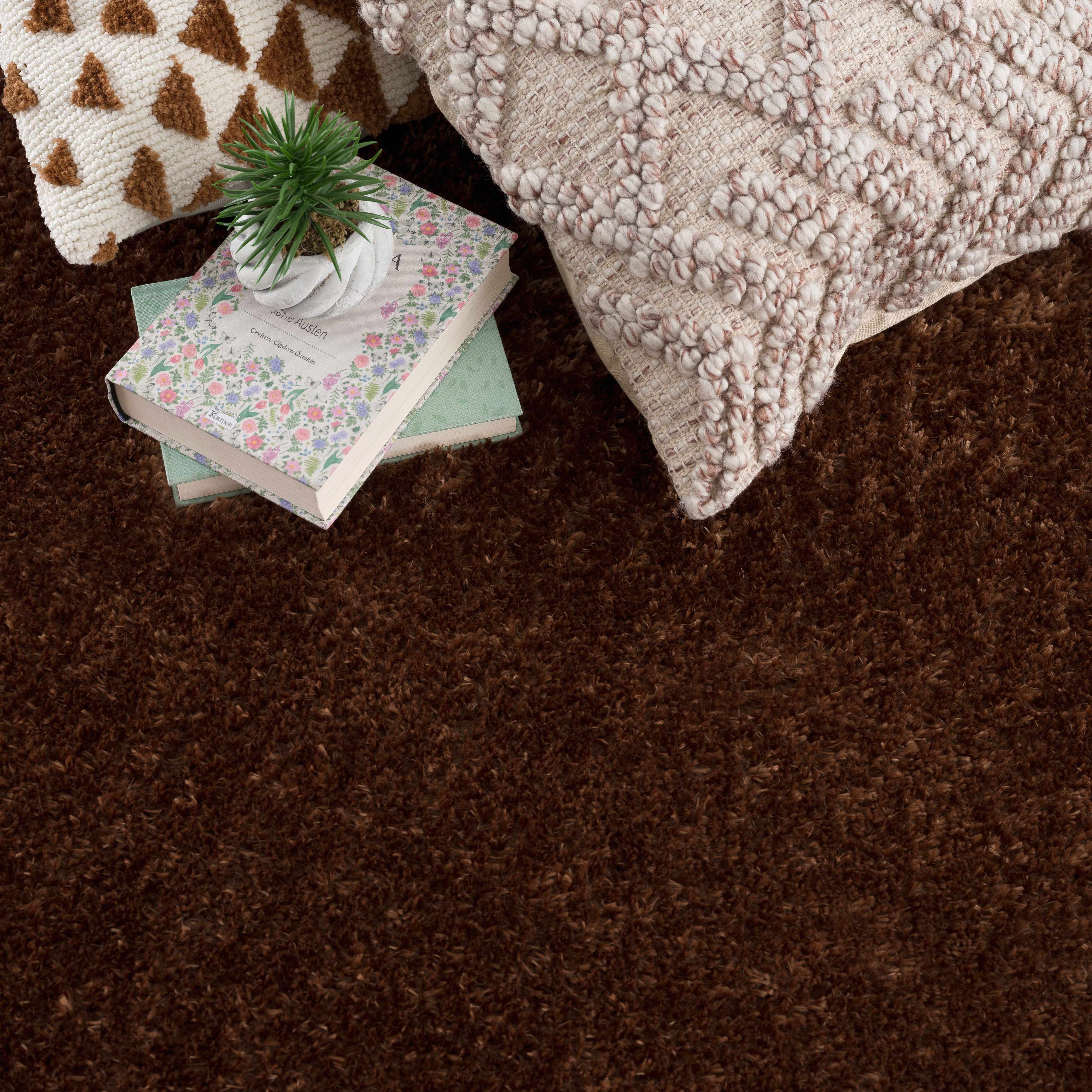 Heavenly Solid Brown Plush Rug - Clearance – Boutique Rugs