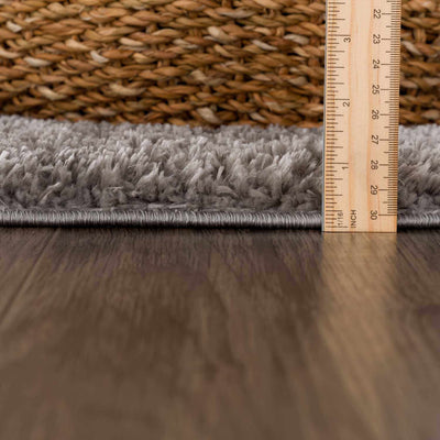 Heavenly Solid Gray Plush Rug - Clearance