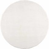 Heavenly Solid Cream Plush Rug