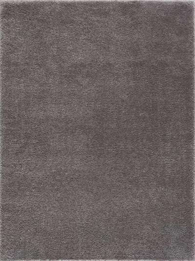 Heavenly Solid Gray Plush Rug - Clearance