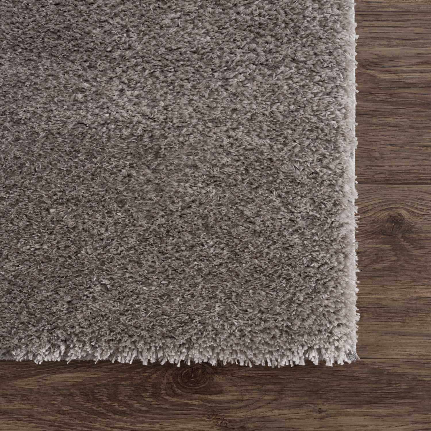 Sample Charven Charcoal Subtle Wavy Abstract Modern Minimalist Polyester Machine Woven Area Rug
