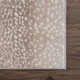 Sample Pointblank Tan Leopard Print Rug