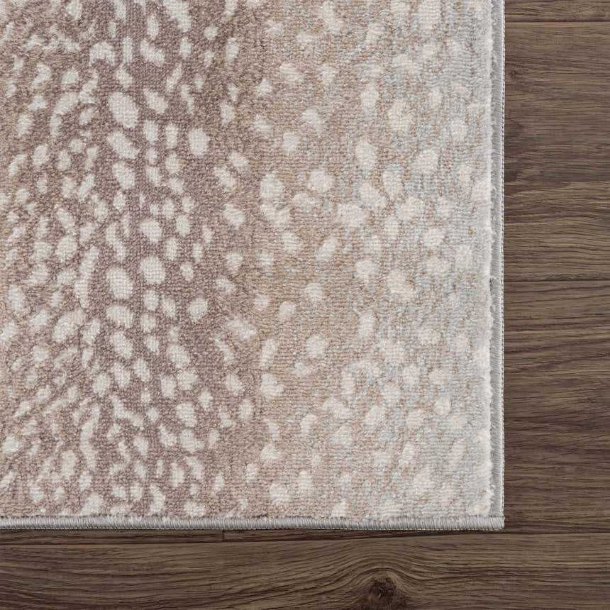 Sample Pointblank Tan Leopard Print Rug