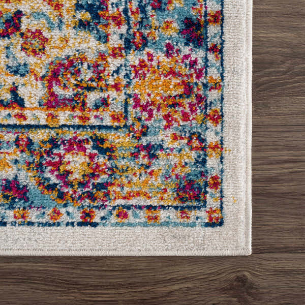 Sample Istanbullu Blue & Orange Area Rug